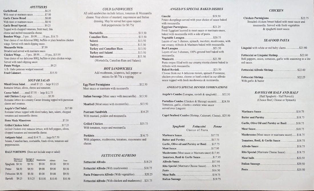 Angelo's Italian Restaurant & Pizzeria